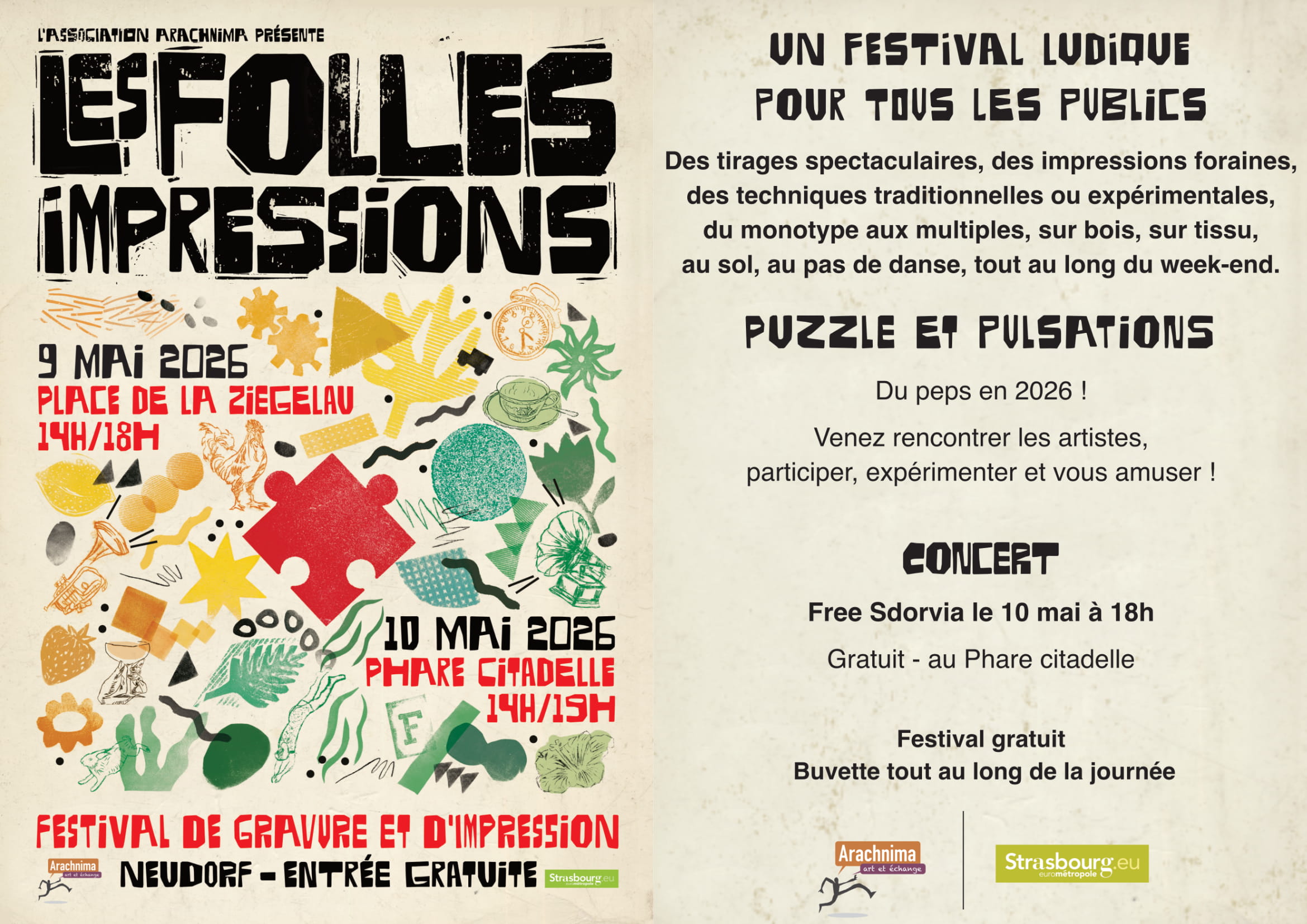 Les folles impressions - Strasbourg 2026